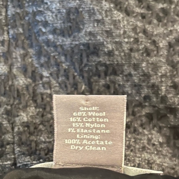 Ann Taylor Petite Wool Blend Print Mini Skirt - Picture 5 of 5